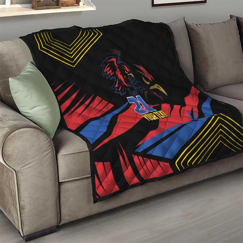 Custom Caribbean Cricket Antigua and Barbuda Quilt - Wonder Print Shop