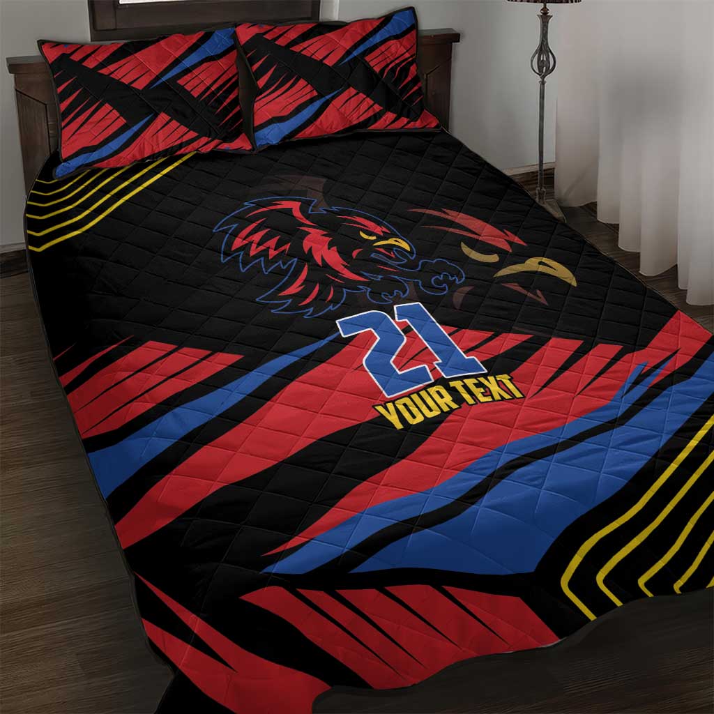 Custom Caribbean Cricket Antigua and Barbuda Quilt Bed Set - Wonder Print Shop