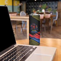 Custom Caribbean Cricket Antigua and Barbuda Skinny Tumbler - Wonder Print Shop