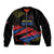 Custom Caribbean Cricket Antigua and Barbuda Sleeve Zip Bomber Jacket - Wonder Print Shop