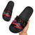Custom Caribbean Cricket Antigua and Barbuda Slide Sandals - Wonder Print Shop