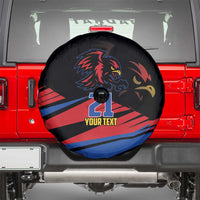 Custom Caribbean Cricket Antigua and Barbuda Spare Tire Cover - Wonder Print Shop