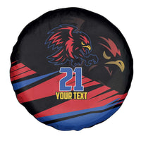 Custom Caribbean Cricket Antigua and Barbuda Spare Tire Cover - Wonder Print Shop