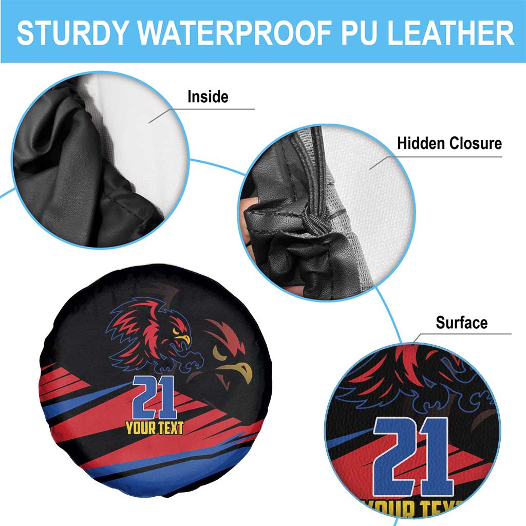 Custom Caribbean Cricket Antigua and Barbuda Spare Tire Cover - Wonder Print Shop