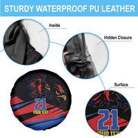 Custom Caribbean Cricket Antigua and Barbuda Spare Tire Cover - Wonder Print Shop