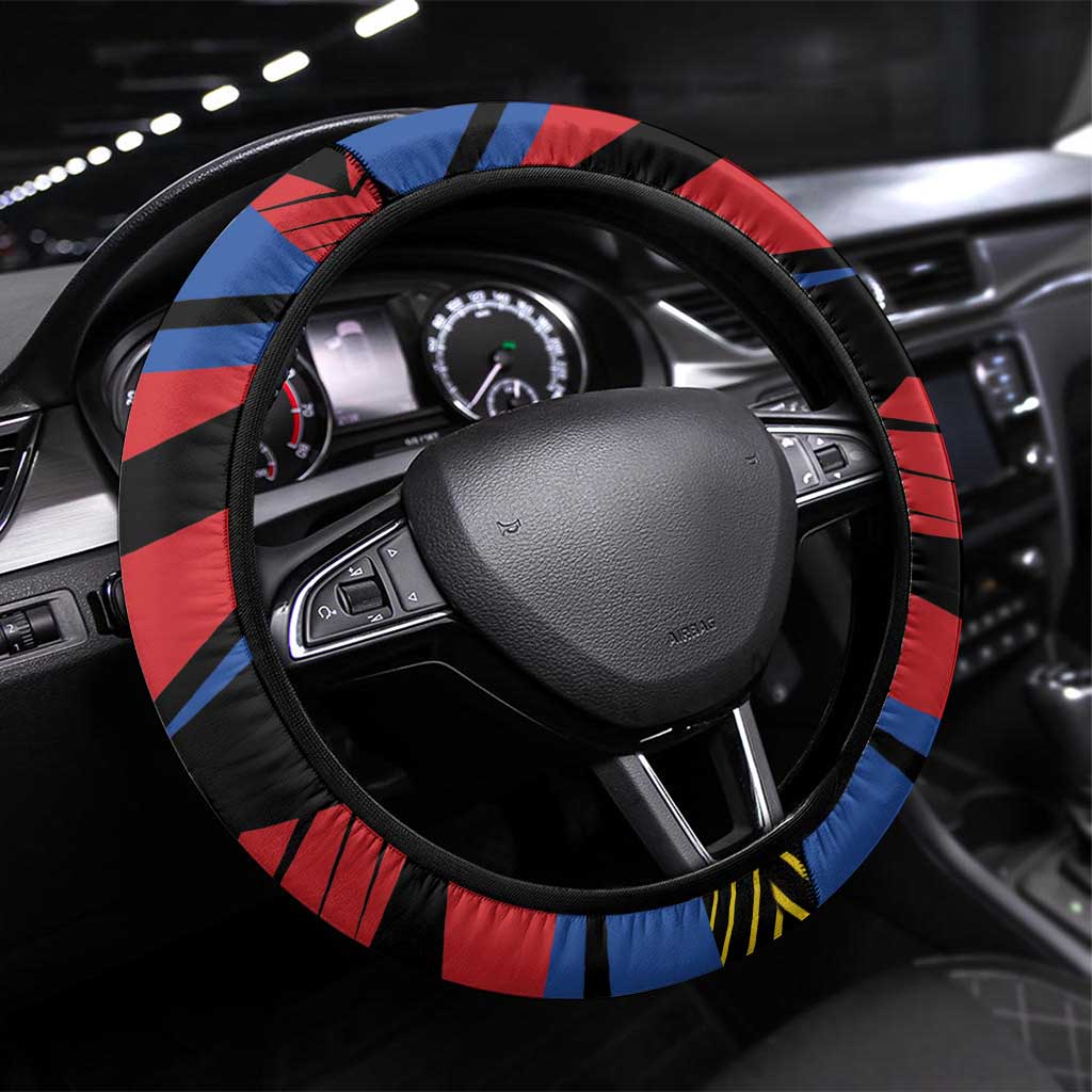 Caribbean Cricket Antigua and Barbuda Steering Wheel Cover - Wonder Print Shop