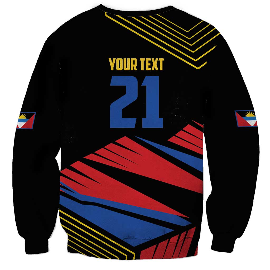 Custom Caribbean Cricket Antigua and Barbuda Sweatshirt - Wonder Print Shop