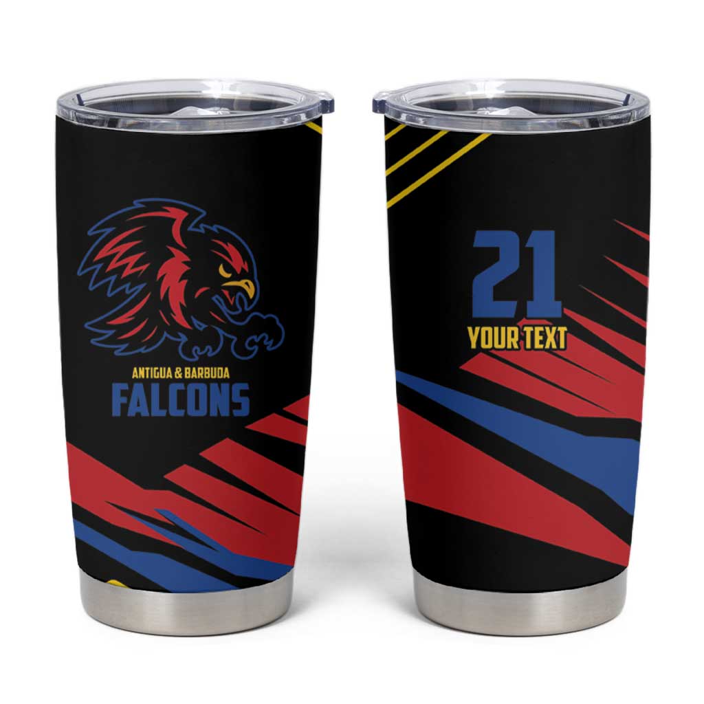 Custom Caribbean Cricket Antigua and Barbuda Tumbler Cup - Wonder Print Shop