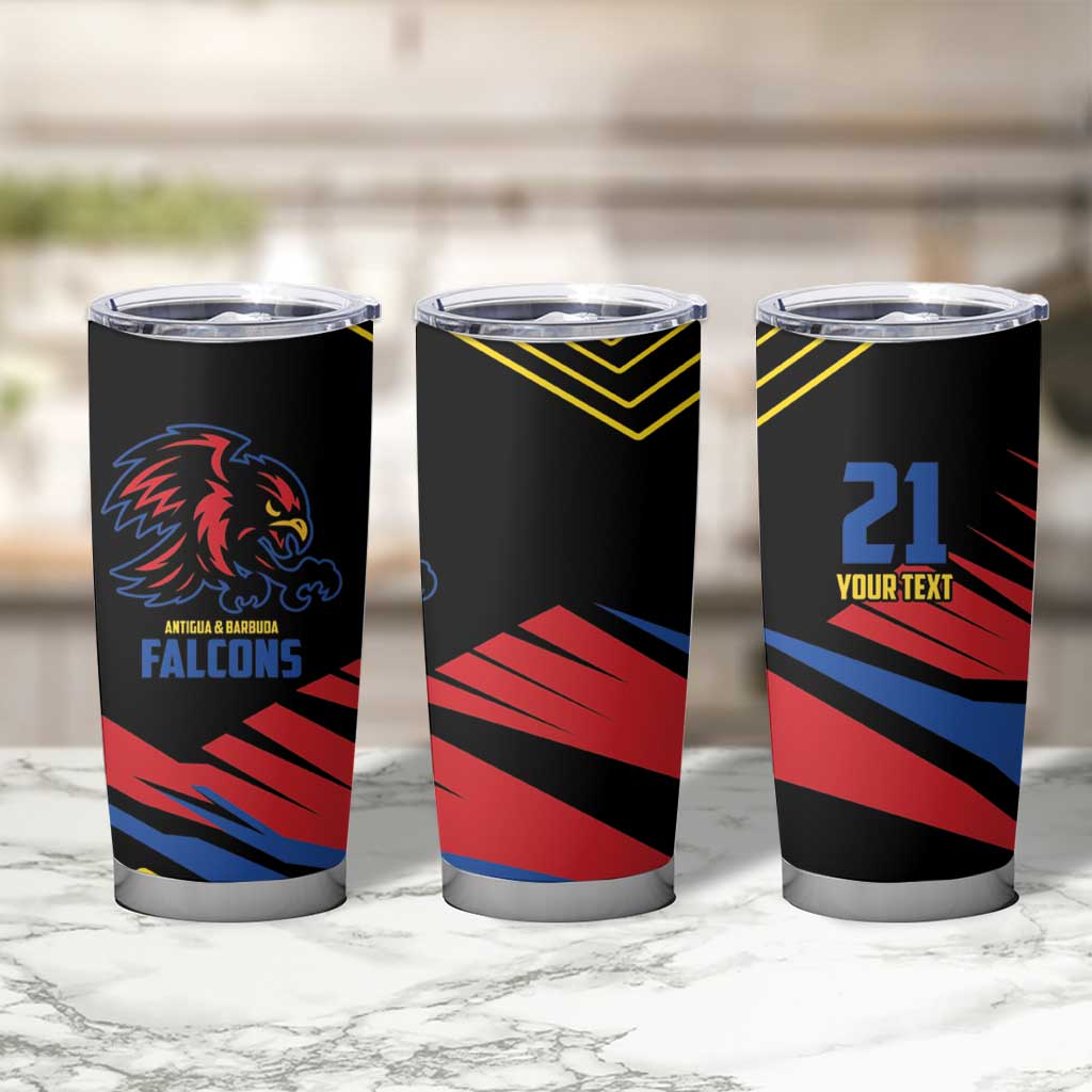 Custom Caribbean Cricket Antigua and Barbuda Tumbler Cup - Wonder Print Shop