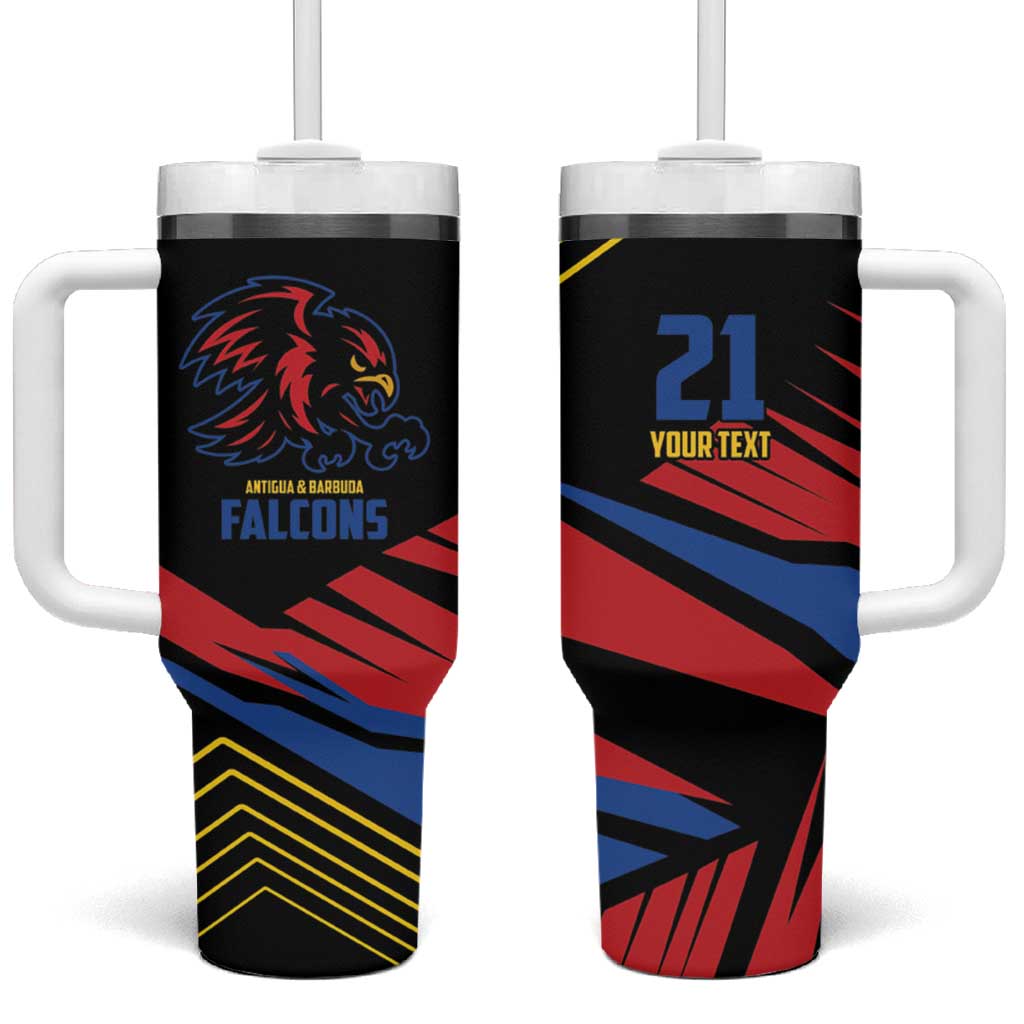 Custom Caribbean Cricket Antigua and Barbuda Tumbler With Handle - Wonder Print Shop