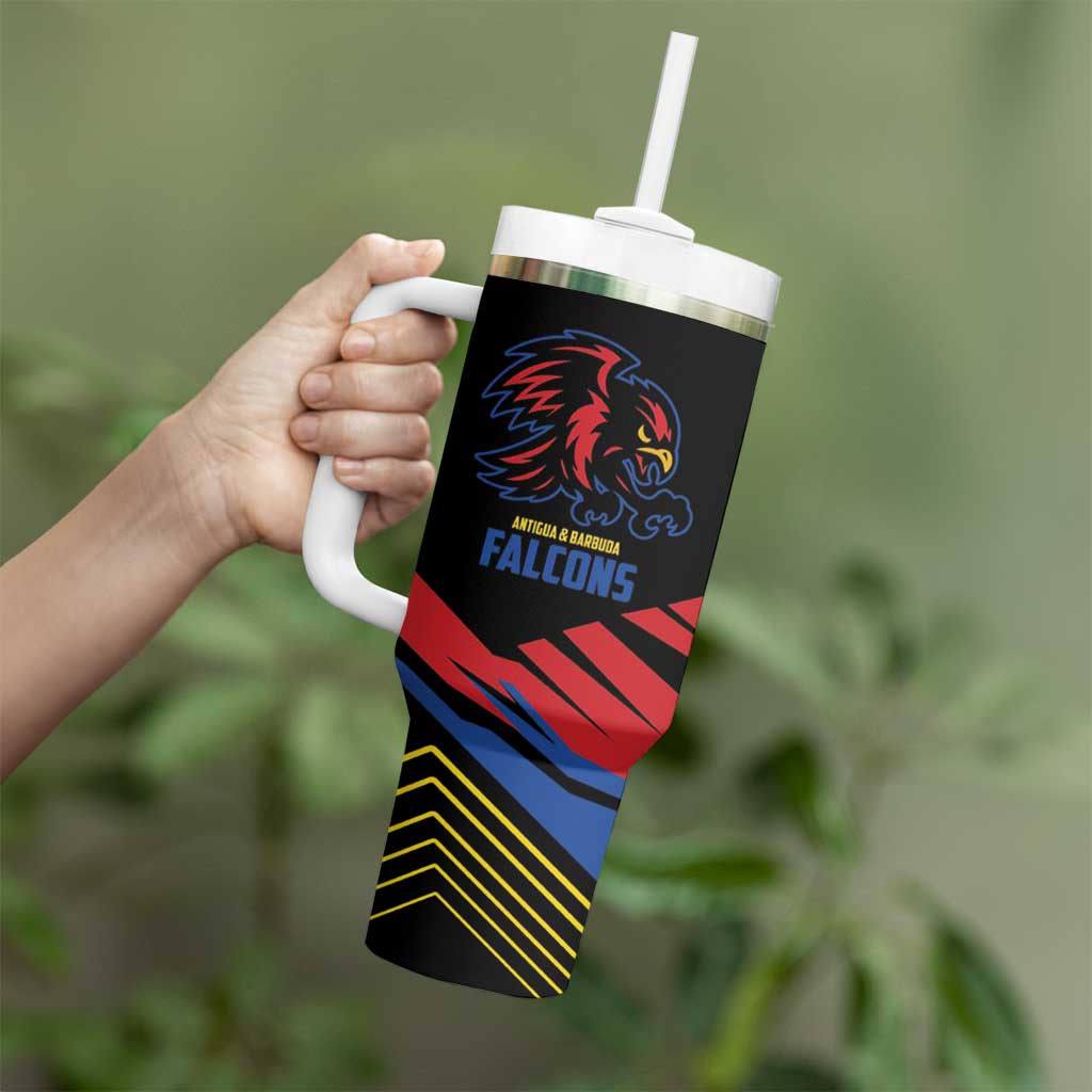 Custom Caribbean Cricket Antigua and Barbuda Tumbler With Handle - Wonder Print Shop