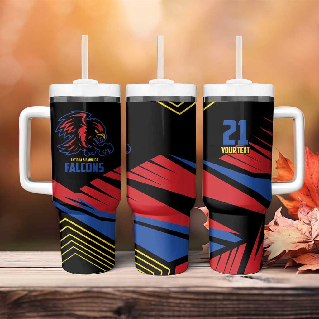 Custom Caribbean Cricket Antigua and Barbuda Tumbler With Handle - Wonder Print Shop