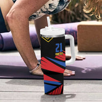 Custom Caribbean Cricket Antigua and Barbuda Tumbler With Handle - Wonder Print Shop