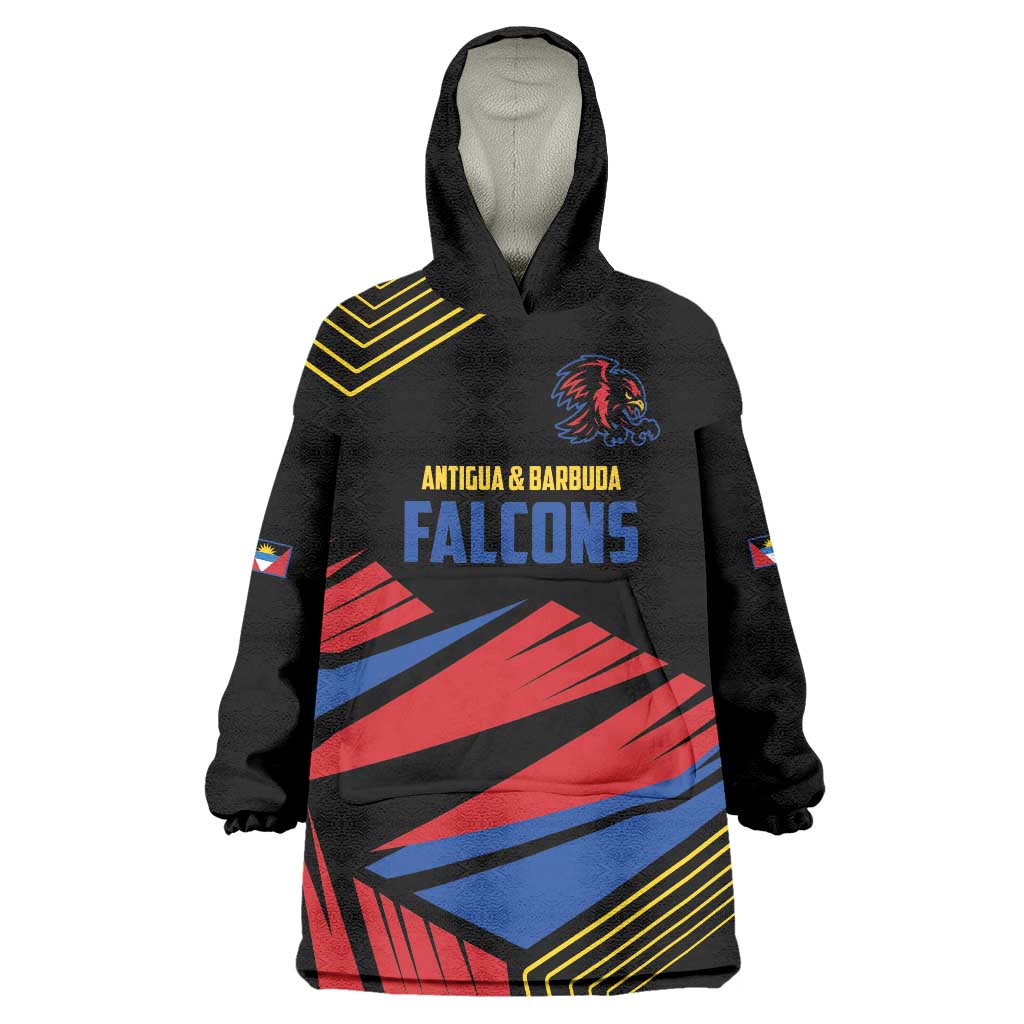 Custom Caribbean Cricket Antigua and Barbuda Wearable Blanket Hoodie - Wonder Print Shop