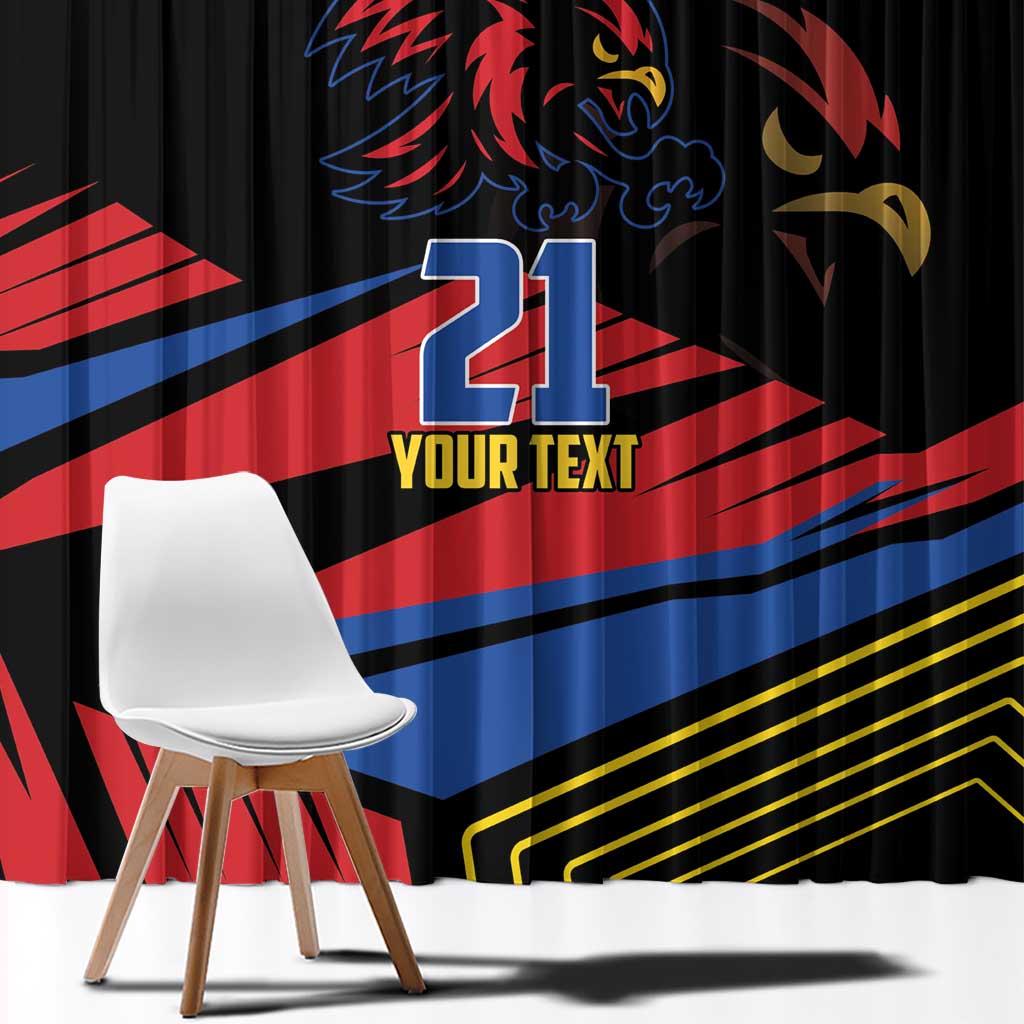 Custom Caribbean Cricket Antigua and Barbuda Window Curtain - Wonder Print Shop