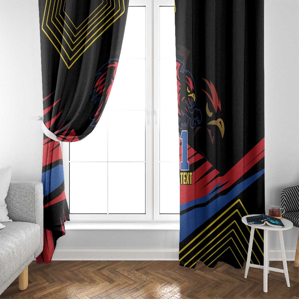 Custom Caribbean Cricket Antigua and Barbuda Window Curtain - Wonder Print Shop