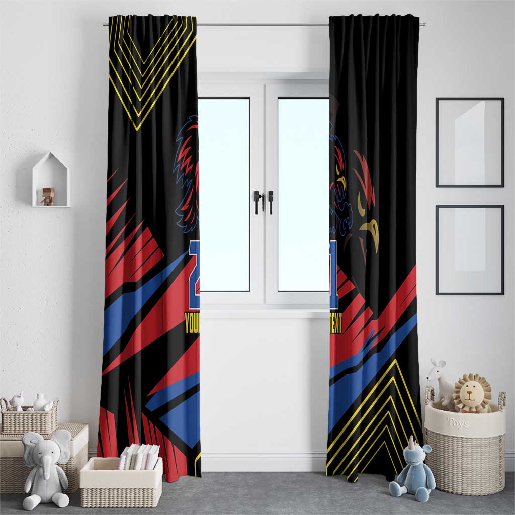 Custom Caribbean Cricket Antigua and Barbuda Window Curtain - Wonder Print Shop