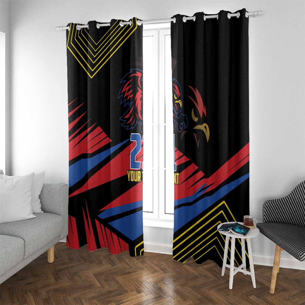Custom Caribbean Cricket Antigua and Barbuda Window Curtain - Wonder Print Shop