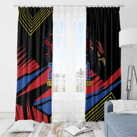 Custom Caribbean Cricket Antigua and Barbuda Window Curtain - Wonder Print Shop