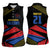 Custom Caribbean Cricket Antigua and Barbuda Women Sleeveless Polo Shirt - Wonder Print Shop