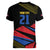 Custom Caribbean Cricket Antigua and Barbuda Women V-Neck T-Shirt - Wonder Print Shop