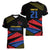 Custom Caribbean Cricket Antigua and Barbuda Women V-Neck T-Shirt - Wonder Print Shop