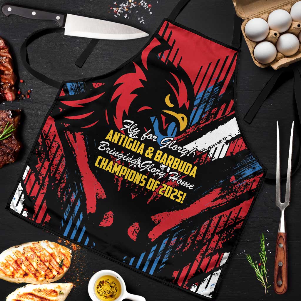 Caribbean Cricket Antigua and Barbuda Apron First Crown Forever Proud - Wonder Print Shop