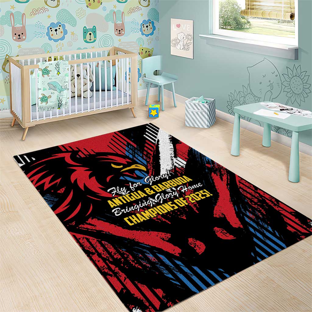 Caribbean Cricket Antigua and Barbuda Area Rug First Crown Forever Proud - Wonder Print Shop