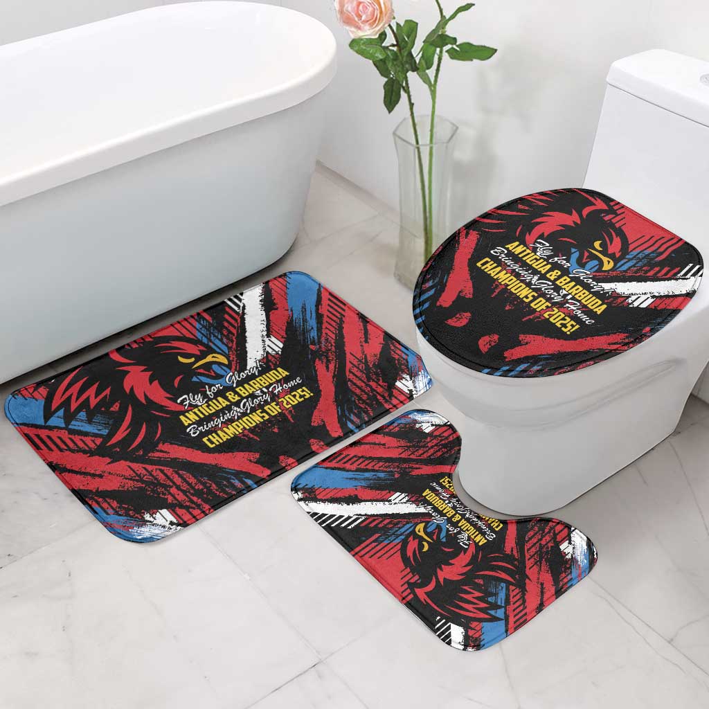 Caribbean Cricket Antigua and Barbuda Bathroom Set First Crown Forever Proud - Wonder Print Shop
