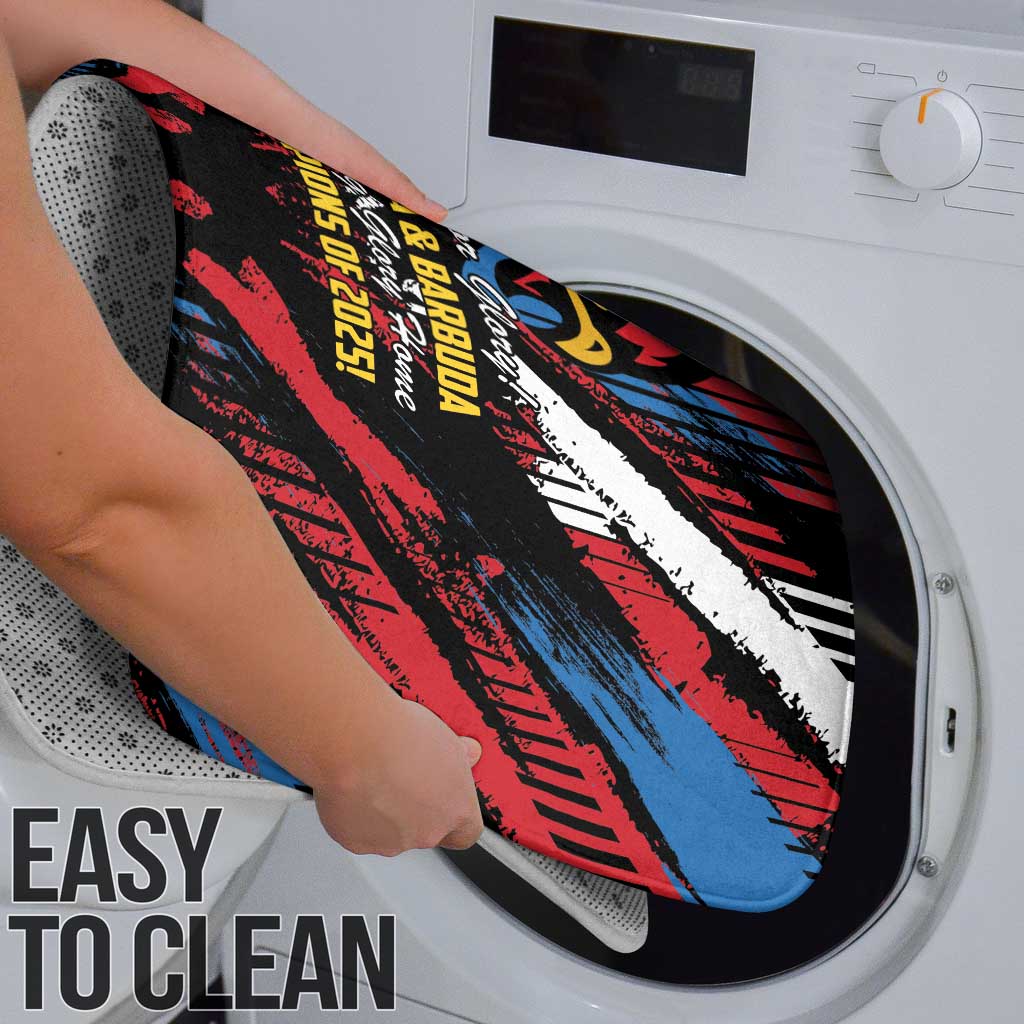 Caribbean Cricket Antigua and Barbuda Bathroom Set First Crown Forever Proud - Wonder Print Shop