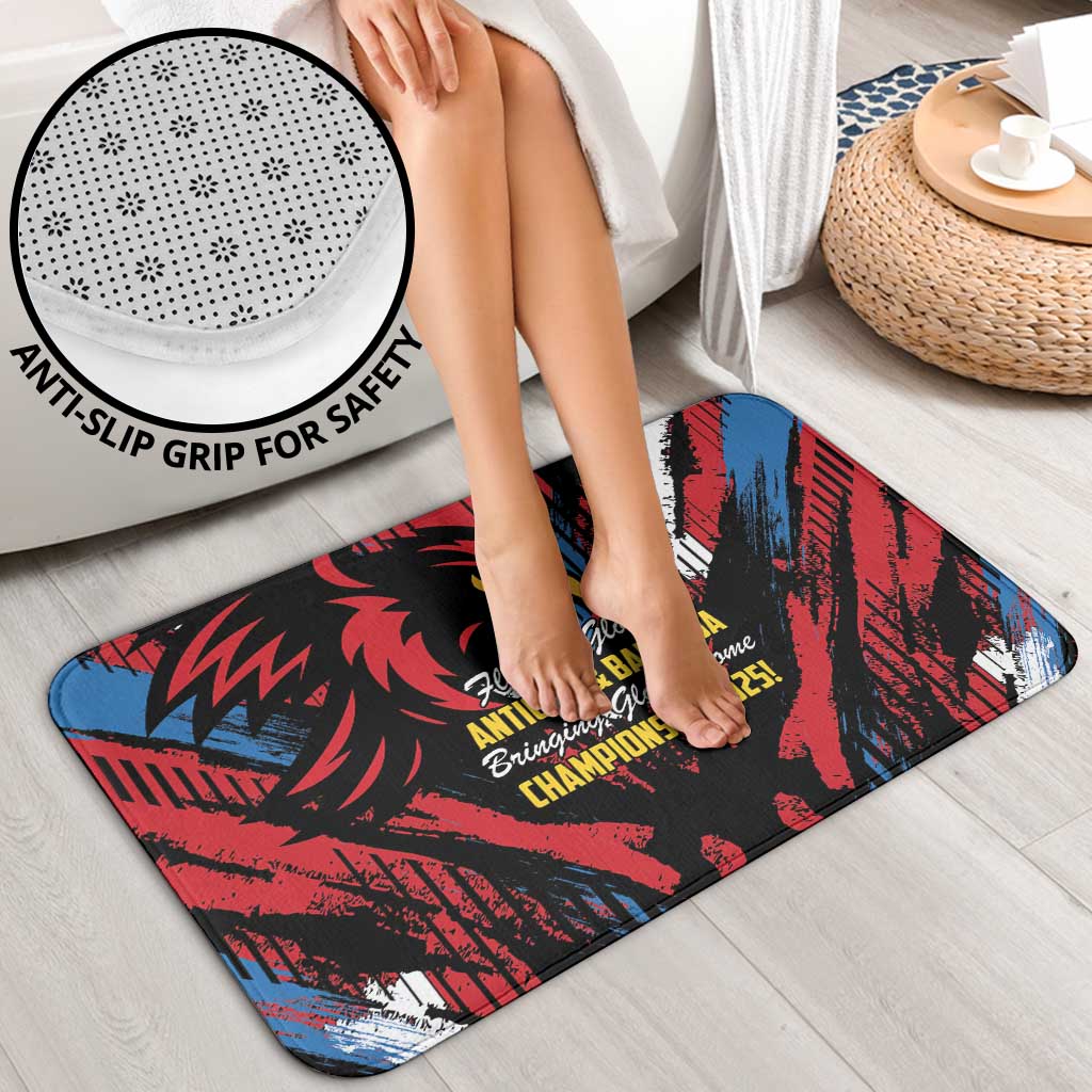 Caribbean Cricket Antigua and Barbuda Bathroom Set First Crown Forever Proud - Wonder Print Shop