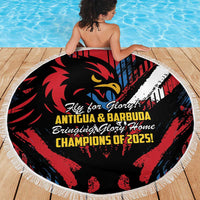 Caribbean Cricket Antigua and Barbuda Beach Blanket First Crown Forever Proud - Wonder Print Shop