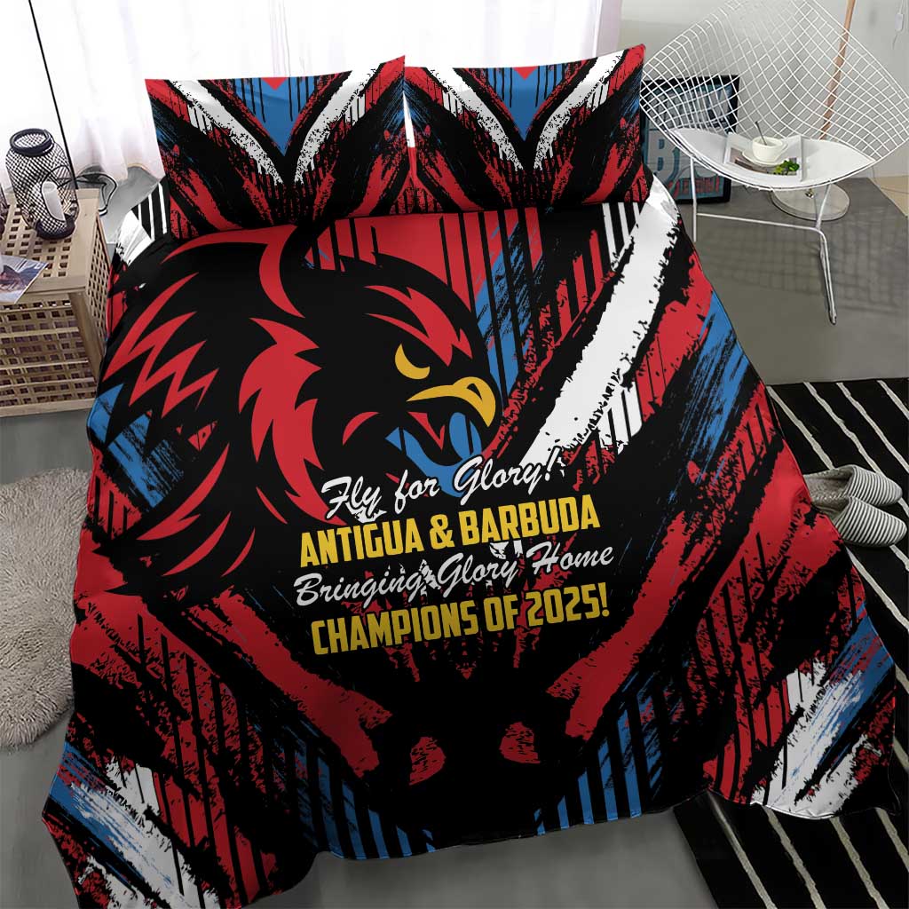 Caribbean Cricket Antigua and Barbuda Bedding Set First Crown Forever Proud - Wonder Print Shop