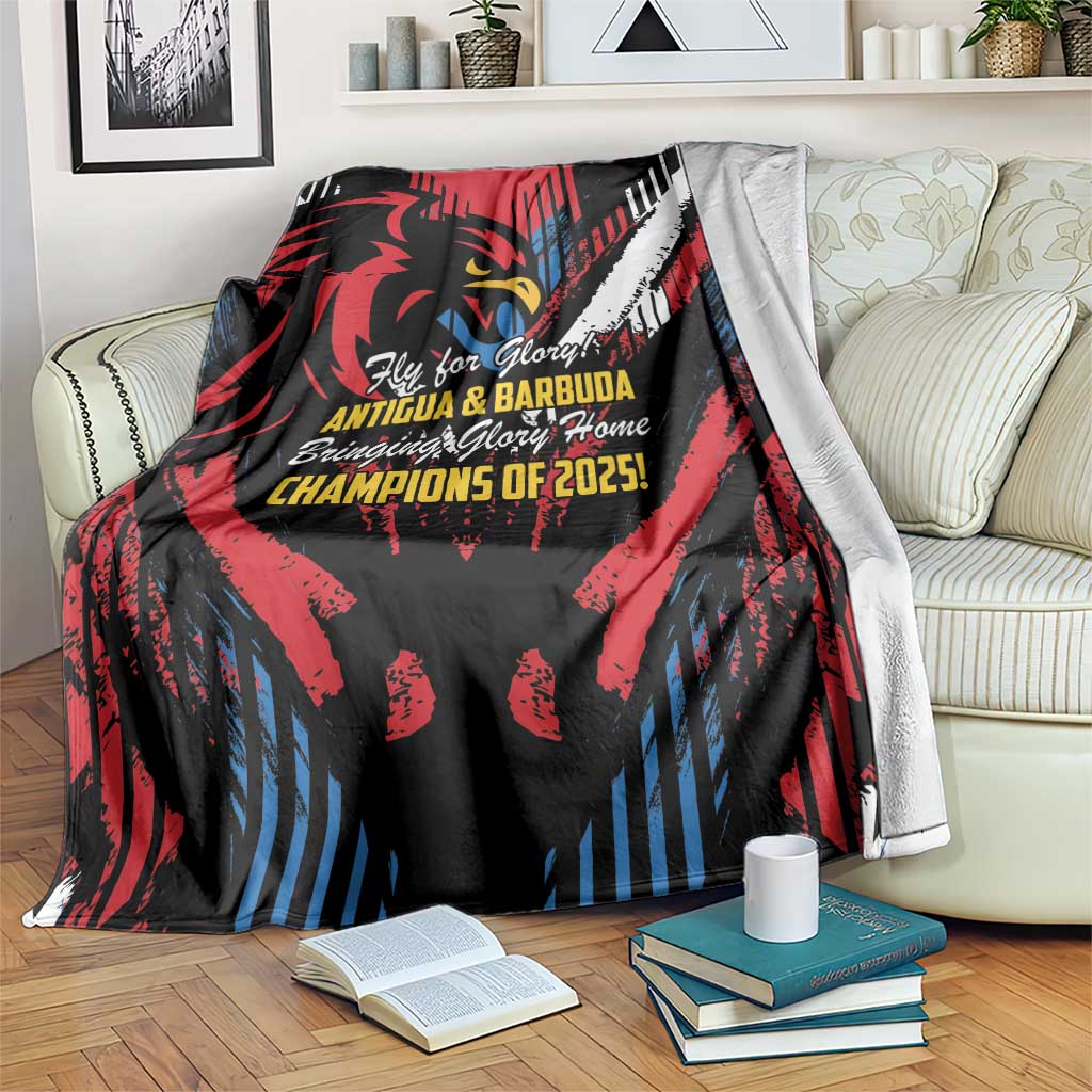 Caribbean Cricket Antigua and Barbuda Blanket First Crown Forever Proud - Wonder Print Shop