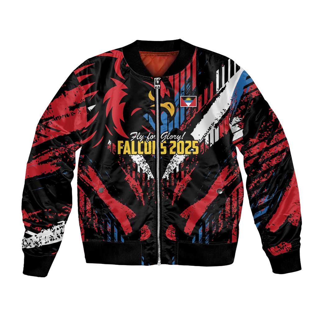 Caribbean Cricket Antigua and Barbuda Bomber Jacket First Crown Forever Proud - Wonder Print Shop