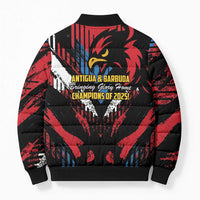 Caribbean Cricket Antigua and Barbuda Bomber Puffer Jacket First Crown Forever Proud - Wonder Print Shop