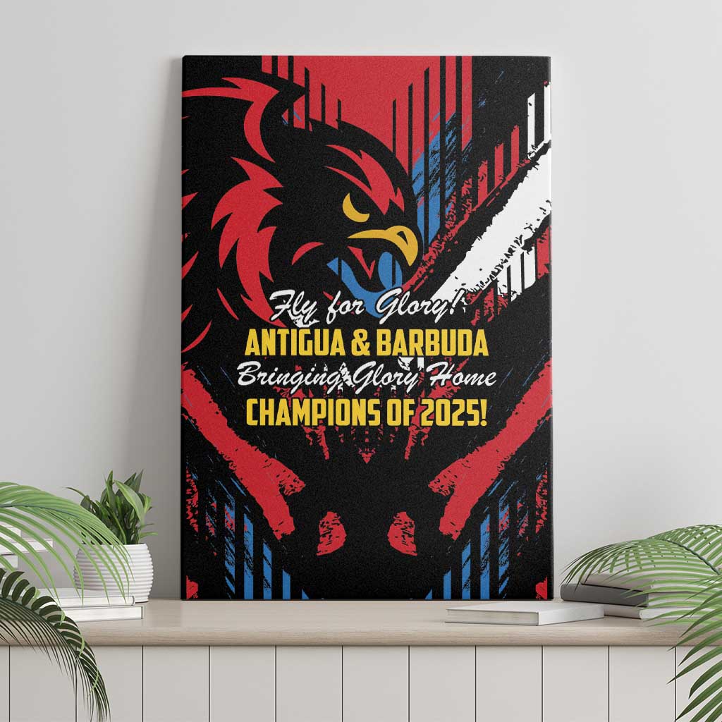 Caribbean Cricket Antigua and Barbuda Canvas Wall Art First Crown Forever Proud - Wonder Print Shop