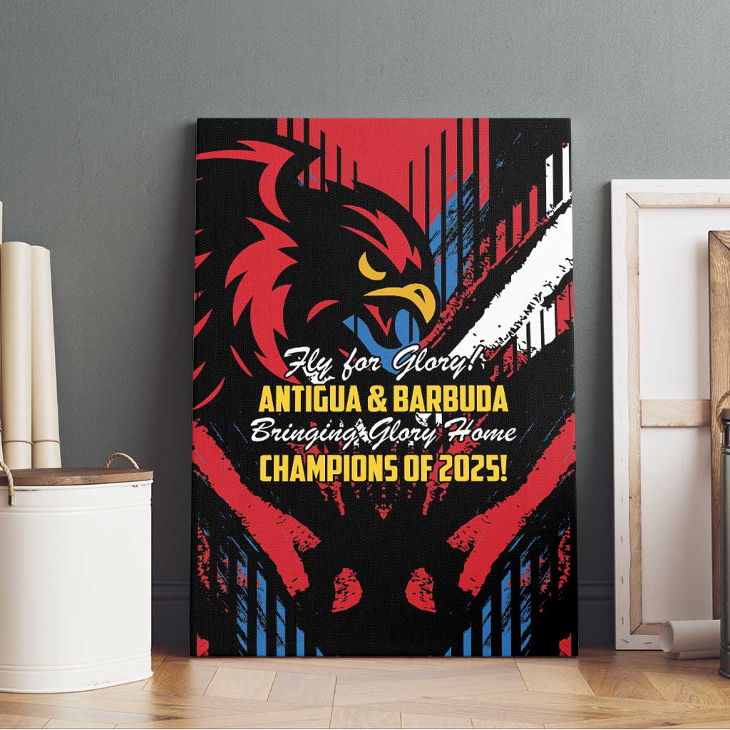 Caribbean Cricket Antigua and Barbuda Canvas Wall Art First Crown Forever Proud - Wonder Print Shop