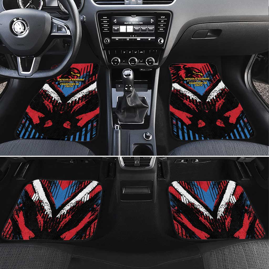 Caribbean Cricket Antigua and Barbuda Car Mats First Crown Forever Proud - Wonder Print Shop