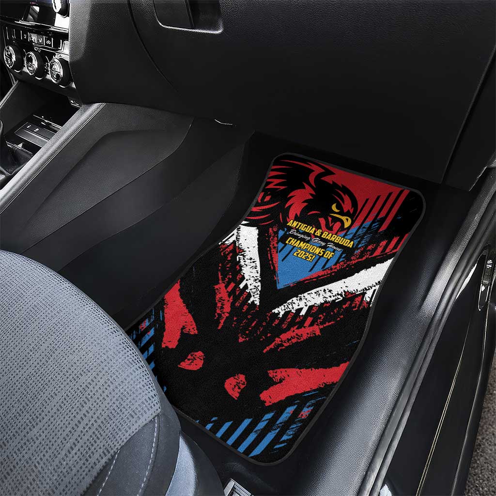 Caribbean Cricket Antigua and Barbuda Car Mats First Crown Forever Proud - Wonder Print Shop
