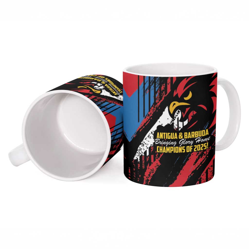 Caribbean Cricket Antigua and Barbuda Ceramic Mug First Crown Forever Proud - Wonder Print Shop