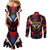 Caribbean Cricket Antigua and Barbuda Couples Matching Mermaid Dress and Long Sleeve Button Shirt First Crown Forever Proud - Wonder Print Shop
