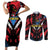 Caribbean Cricket Antigua and Barbuda Couples Matching Short Sleeve Bodycon Dress and Long Sleeve Button Shirt First Crown Forever Proud - Wonder Print Shop