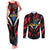 Caribbean Cricket Antigua and Barbuda Couples Matching Tank Maxi Dress and Long Sleeve Button Shirt First Crown Forever Proud - Wonder Print Shop