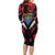 Caribbean Cricket Antigua and Barbuda Family Matching Long Sleeve Bodycon Dress and Hawaiian Shirt First Crown Forever Proud - Wonder Print Shop