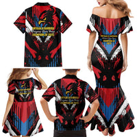 Caribbean Cricket Antigua and Barbuda Family Matching Mermaid Dress and Hawaiian Shirt First Crown Forever Proud - Wonder Print Shop