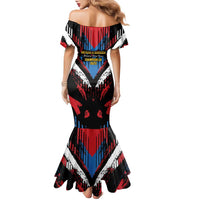 Caribbean Cricket Antigua and Barbuda Family Matching Mermaid Dress and Hawaiian Shirt First Crown Forever Proud - Wonder Print Shop