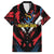 Caribbean Cricket Antigua and Barbuda Family Matching Off The Shoulder Long Sleeve Dress and Hawaiian Shirt First Crown Forever Proud - Wonder Print Shop
