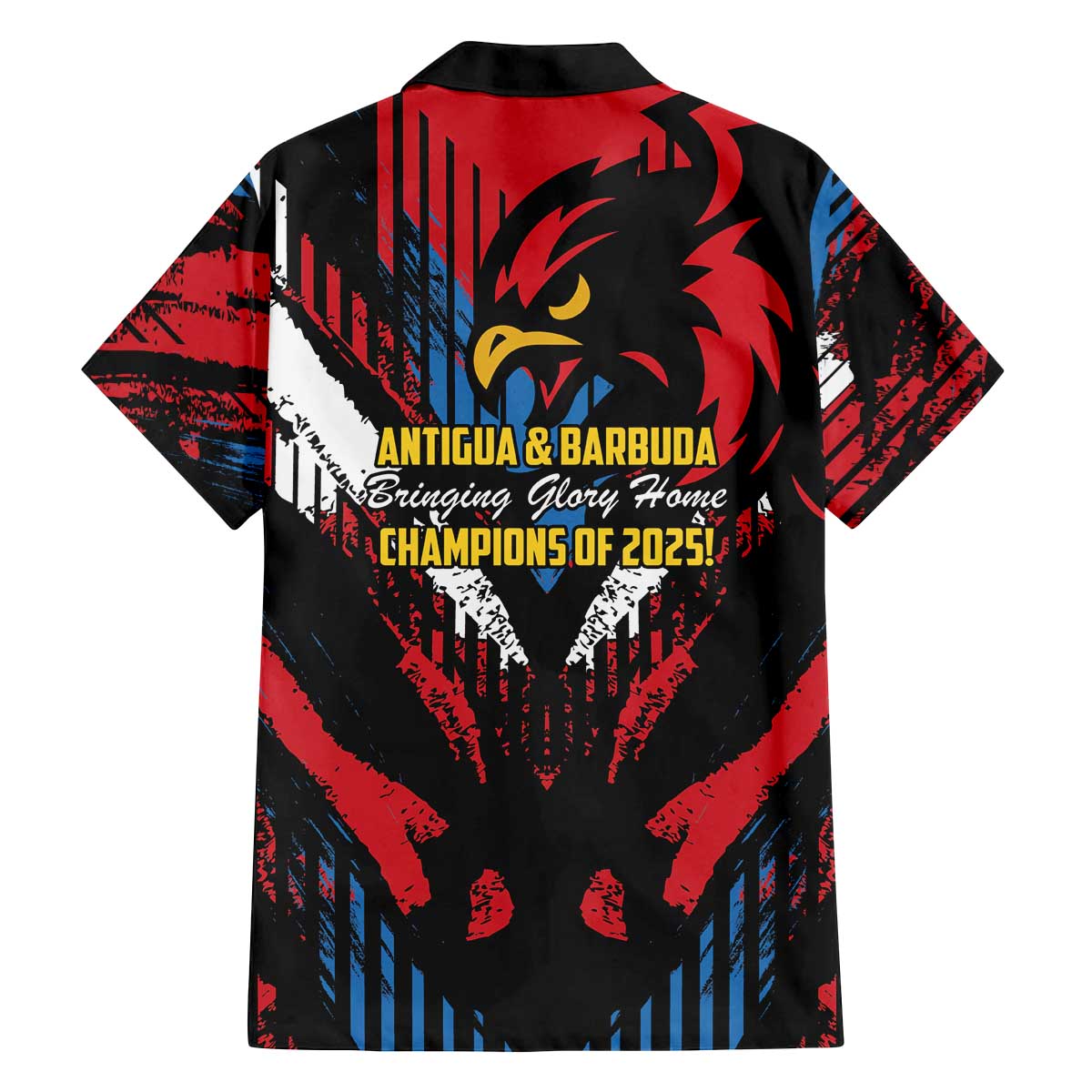 Caribbean Cricket Antigua and Barbuda Family Matching Off The Shoulder Long Sleeve Dress and Hawaiian Shirt First Crown Forever Proud - Wonder Print Shop