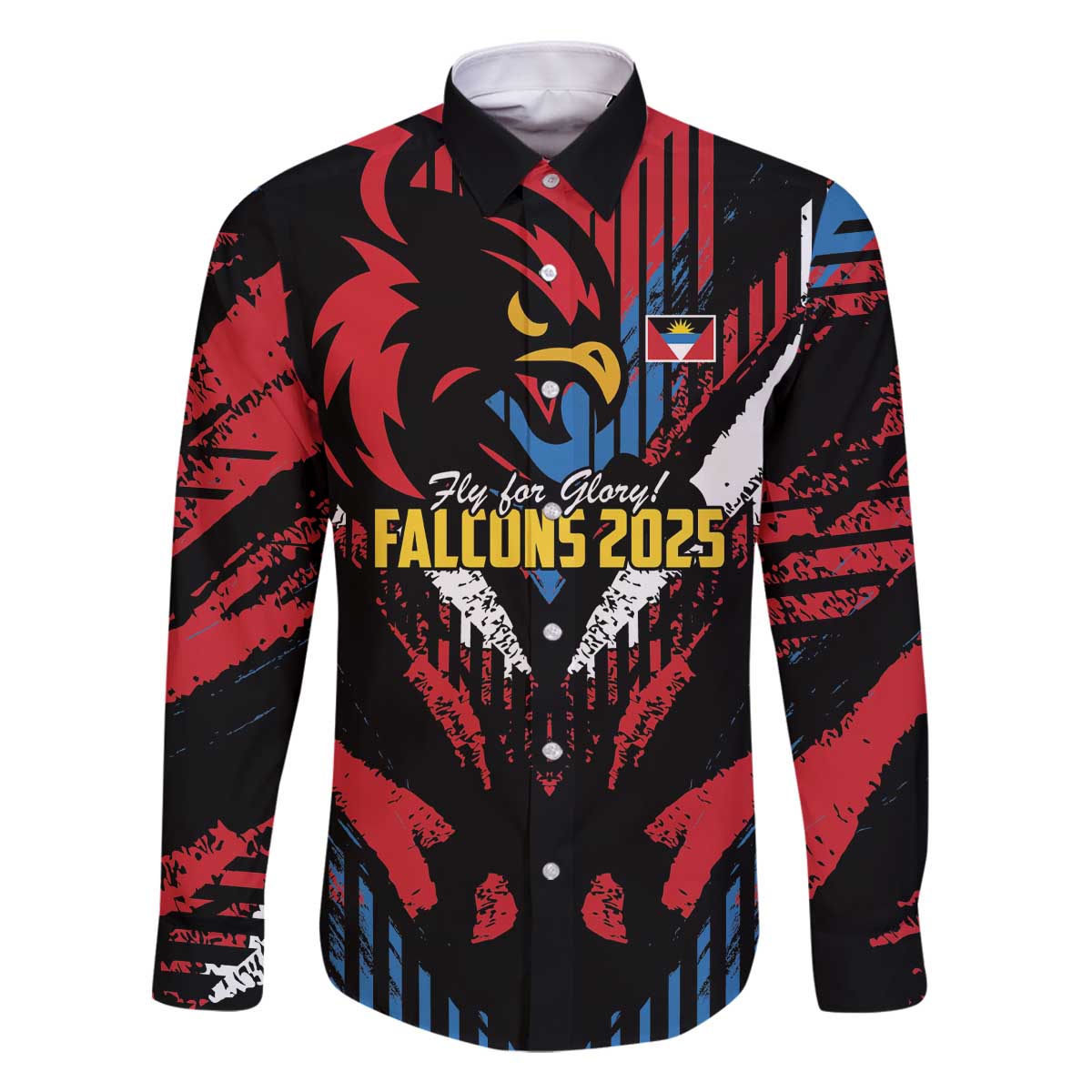 Caribbean Cricket Antigua and Barbuda Family Matching Off The Shoulder Long Sleeve Dress and Hawaiian Shirt First Crown Forever Proud - Wonder Print Shop